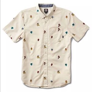 Vans X Marvel Houser Hero Button Up Top Men Rare